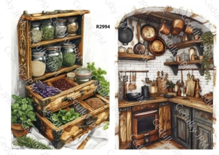 Rýžový a Soft papír A4 pro decoupage- R02994