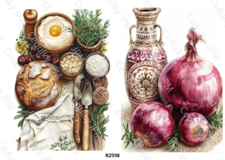 Rýžový a Soft papír A4 pro decoupage- R02998