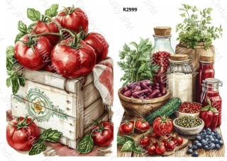 Rýžový a Soft papír A4 pro decoupage- R02999