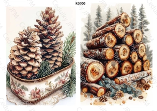 Rýžový a Soft papír A4 pro decoupage- R03000