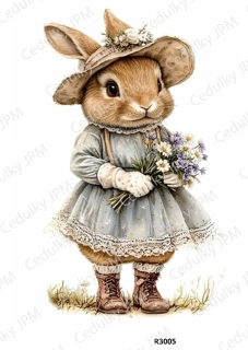 Rýžový a Soft papír A4 pro decoupage- R03005