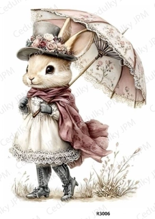 Rýžový a Soft papír A4 pro decoupage- R03006