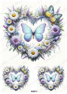 Rýžový a Soft papír A4 pro decoupage- R03017