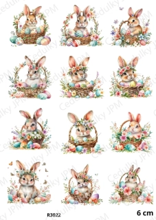 Rýžový a Soft papír A4 pro decoupage- R03022