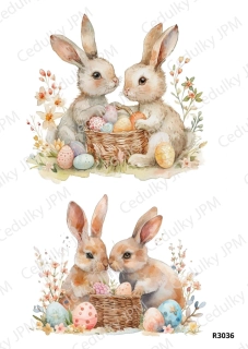Rýžový a Soft papír A4 pro decoupage- R03036