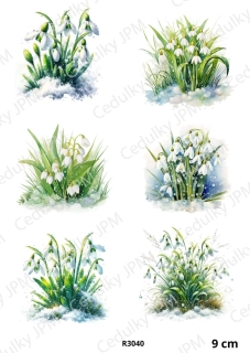 Rýžový a Soft papír A4 pro decoupage- R03040