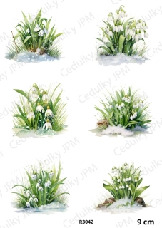 Rýžový a Soft papír A4 pro decoupage- R03042