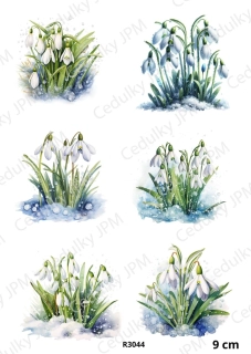Rýžový a Soft papír A4 pro decoupage- R03044