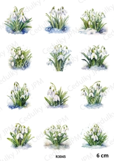 Rýžový a Soft papír A4 pro decoupage- R03045