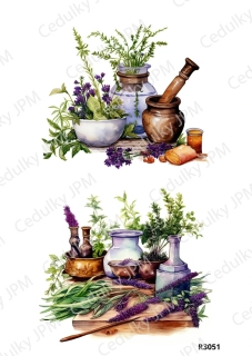 Rýžový a Soft papír A4 pro decoupage- R03051