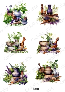 Rýžový a Soft papír A4 pro decoupage- R03052