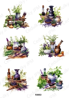 Rýžový a Soft papír A4 pro decoupage- R03053