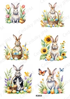Rýžový a Soft papír A4 pro decoupage- R03054