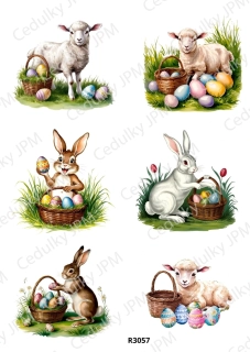 Rýžový a Soft papír A4 pro decoupage- R03057