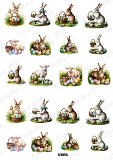 Rýžový a Soft papír A4 pro decoupage- R03058