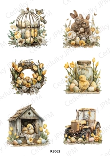 Rýžový a Soft papír A4 pro decoupage- R03062