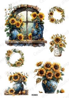 Rýžový a Soft papír A4 pro decoupage- R03065