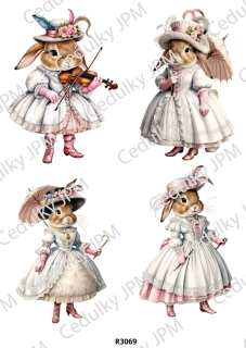 Rýžový a Soft papír A4 pro decoupage- R03069