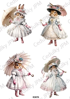 Rýžový a Soft papír A4 pro decoupage- R03070