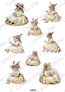 Rýžový a Soft papír A4 pro decoupage- R03072