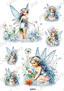Rýžový a Soft papír A4 pro decoupage- R03074