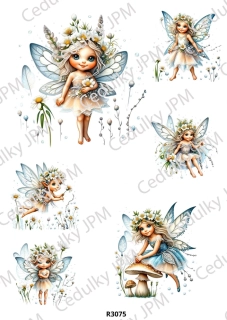 Rýžový a Soft papír A4 pro decoupage- R03075