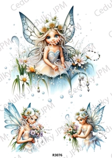 Rýžový a Soft papír A4 pro decoupage- R03076