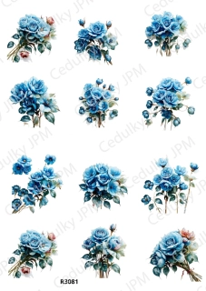Rýžový a Soft papír A4 pro decoupage- R03081