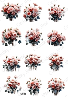 Rýžový a Soft papír A4 pro decoupage- R03082