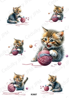 Rýžový a Soft  papír  A4 pro decoupage- R03087