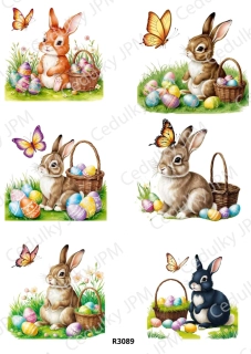 Rýžový a Soft papír A4 pro decoupage- R03089
