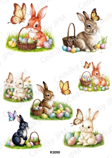 Rýžový a Soft papír A4 pro decoupage- R03090