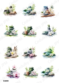 Rýžový a Soft  papír  A4 pro decoupage- R03099