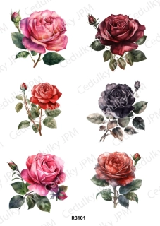 Rýžový a Soft papír A4 pro decoupage- R03101