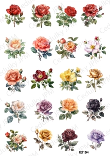 Rýžový a Soft  papír  A4 pro decoupage- R03104