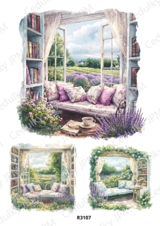 Rýžový a Soft papír A4 pro decoupage- R03107