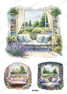 Rýžový a Soft papír A4 pro decoupage- R03108