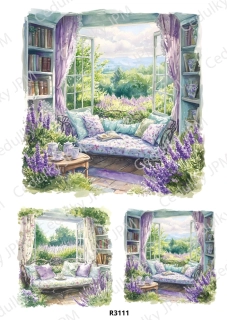Rýžový a Soft papír A4 pro decoupage- R03111