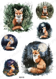 Rýžový a Soft  papír  A4 pro decoupage- R03115