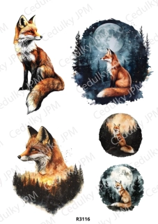 Rýžový a Soft  papír  A4 pro decoupage- R03116