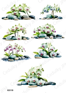 Rýžový a Soft  papír  A4 pro decoupage- R03119