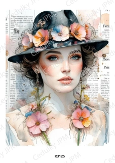 Rýžový a Soft papír A4 pro decoupage- R03125