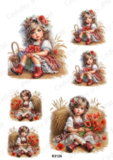 Rýžový a Soft papír A4 pro decoupage- R03126