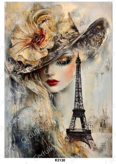 Rýžový a Soft papír A4 pro decoupage- R03130