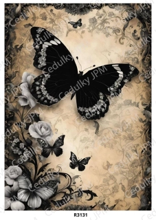 Rýžový a Soft  papír  A4 pro decoupage- R03131