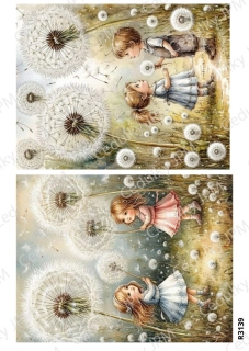 Rýžový a Soft papír A4 pro decoupage- R03139