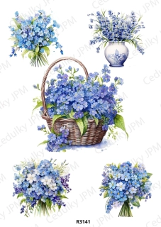 Rýžový a Soft papír A4 pro decoupage- R03141