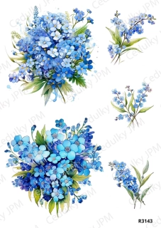 Rýžový a Soft papír A4 pro decoupage- R03143