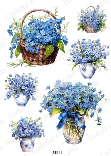 Rýžový a Soft  papír  A4 pro decoupage- R03144