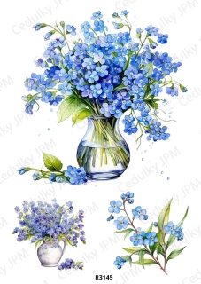 Rýžový a Soft  papír  A4 pro decoupage- R03145